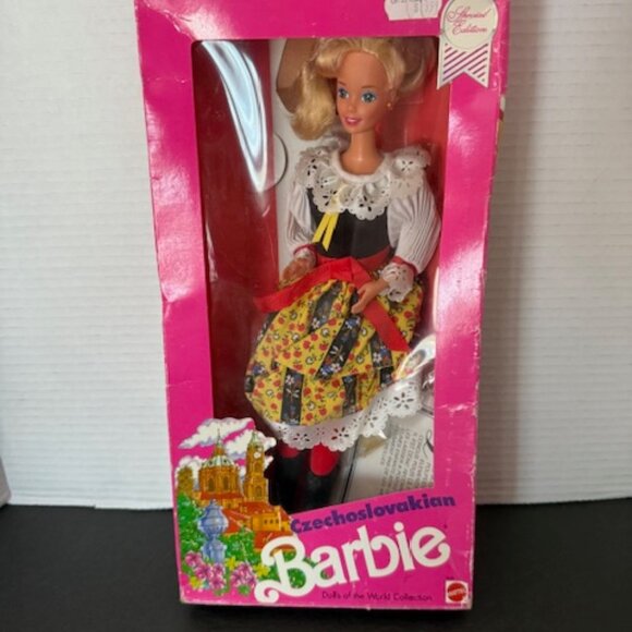 1990 Vintage Barbie Dolls of the World Czechoslovakian - Picture 1 of 10